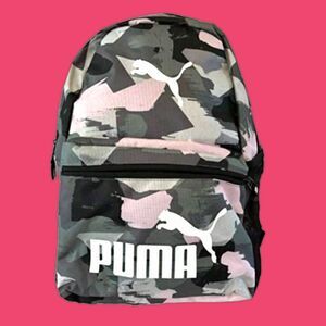 PUMA Pink/Grey Camo Backpack